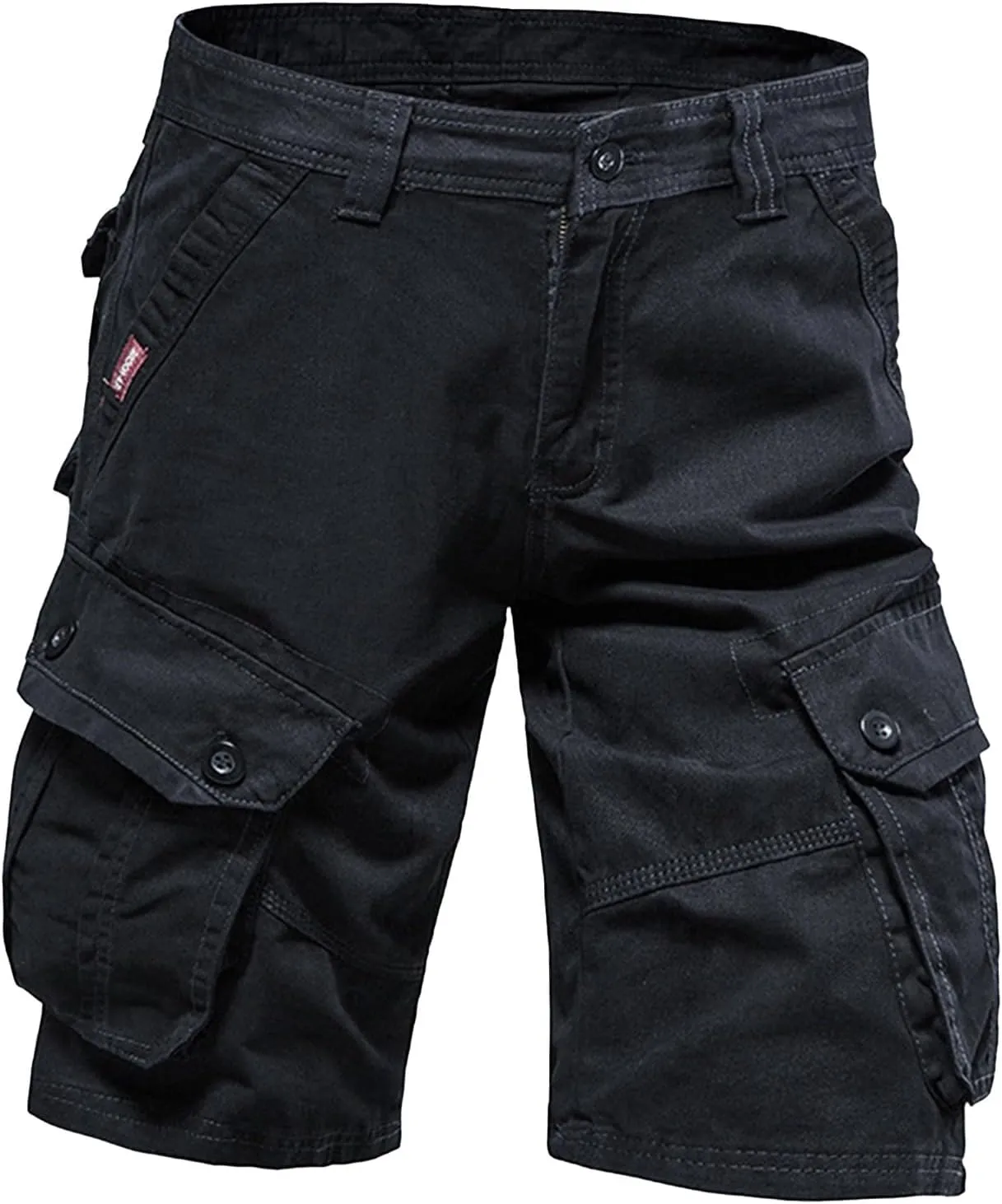 Men's Cotton Shorts Casual Cargo Shorts for Men Tactical Shorts Multi-Pockets Outdoor Bottoms Gym Work Shorts