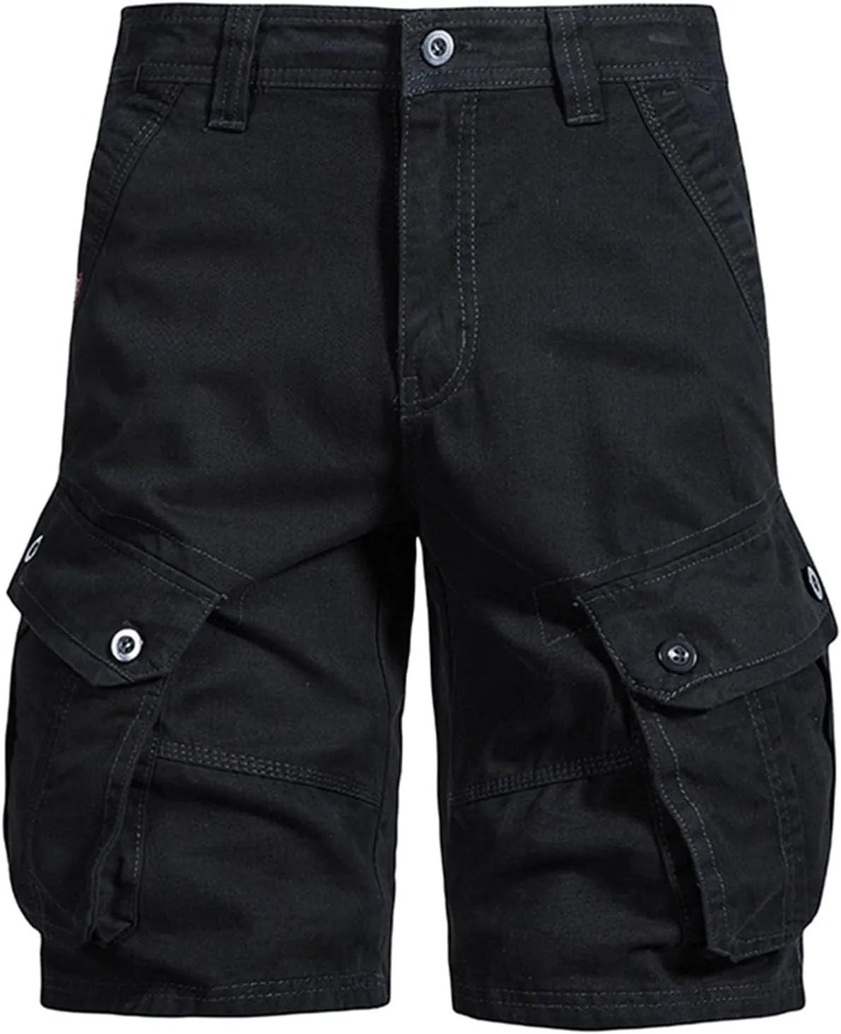 Men's Cotton Shorts Casual Cargo Shorts for Men Tactical Shorts Multi-Pockets Outdoor Bottoms Gym Work Shorts