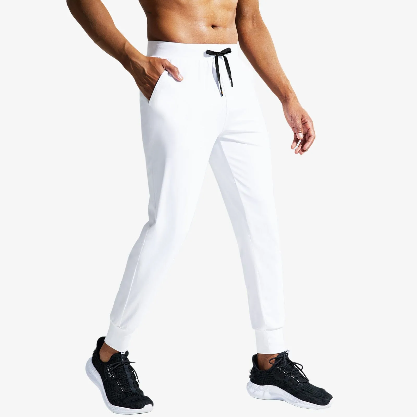 Men's Jogger Sweatpants Slim Fit Nylon Stretch Athletic Pants