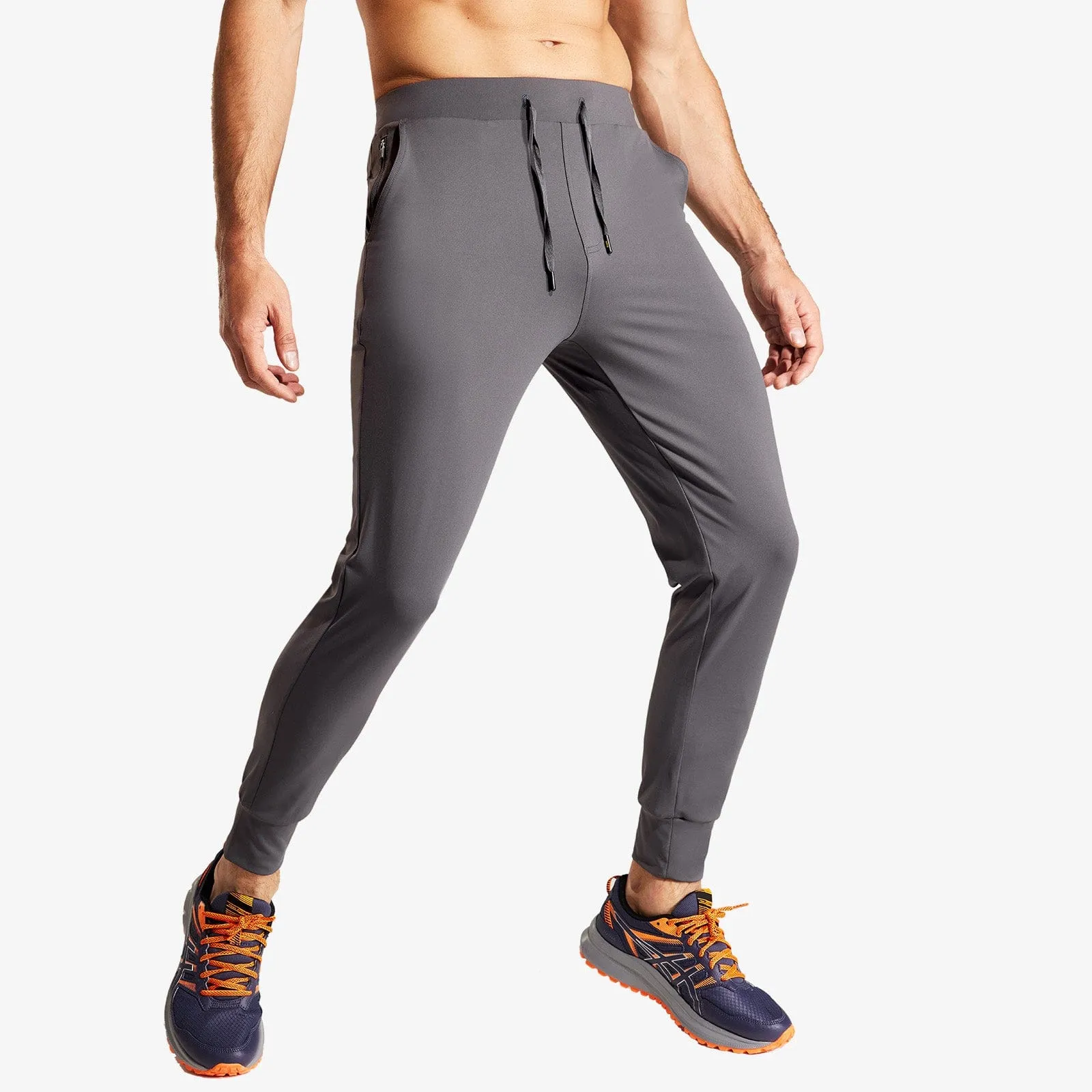 Men's Jogger Sweatpants Slim Fit Nylon Stretch Athletic Pants