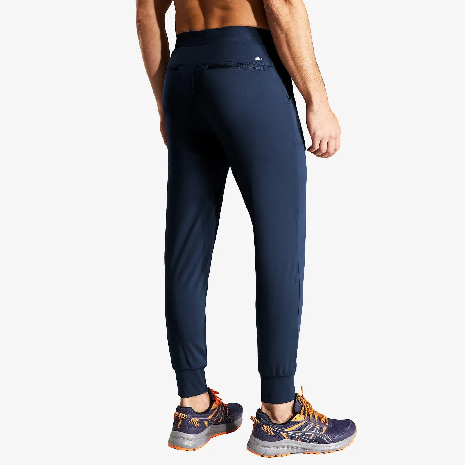Men's Jogger Sweatpants Slim Fit Nylon Stretch Athletic Pants