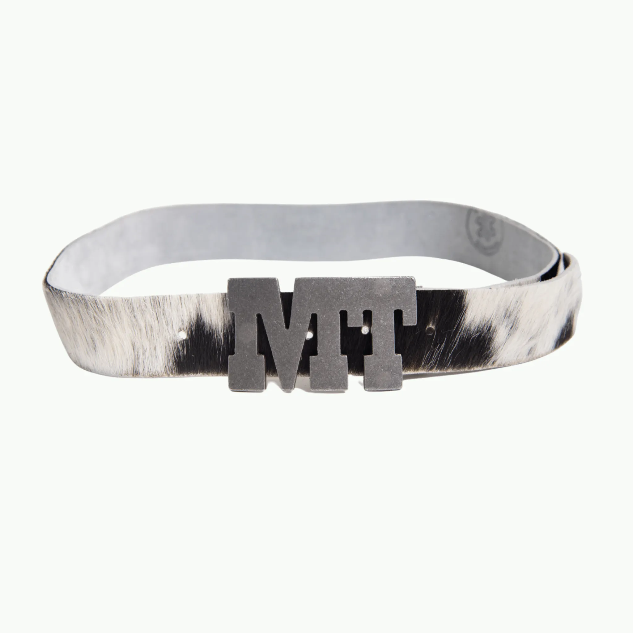 MT Buckle and Leather Belt - Montana Belts