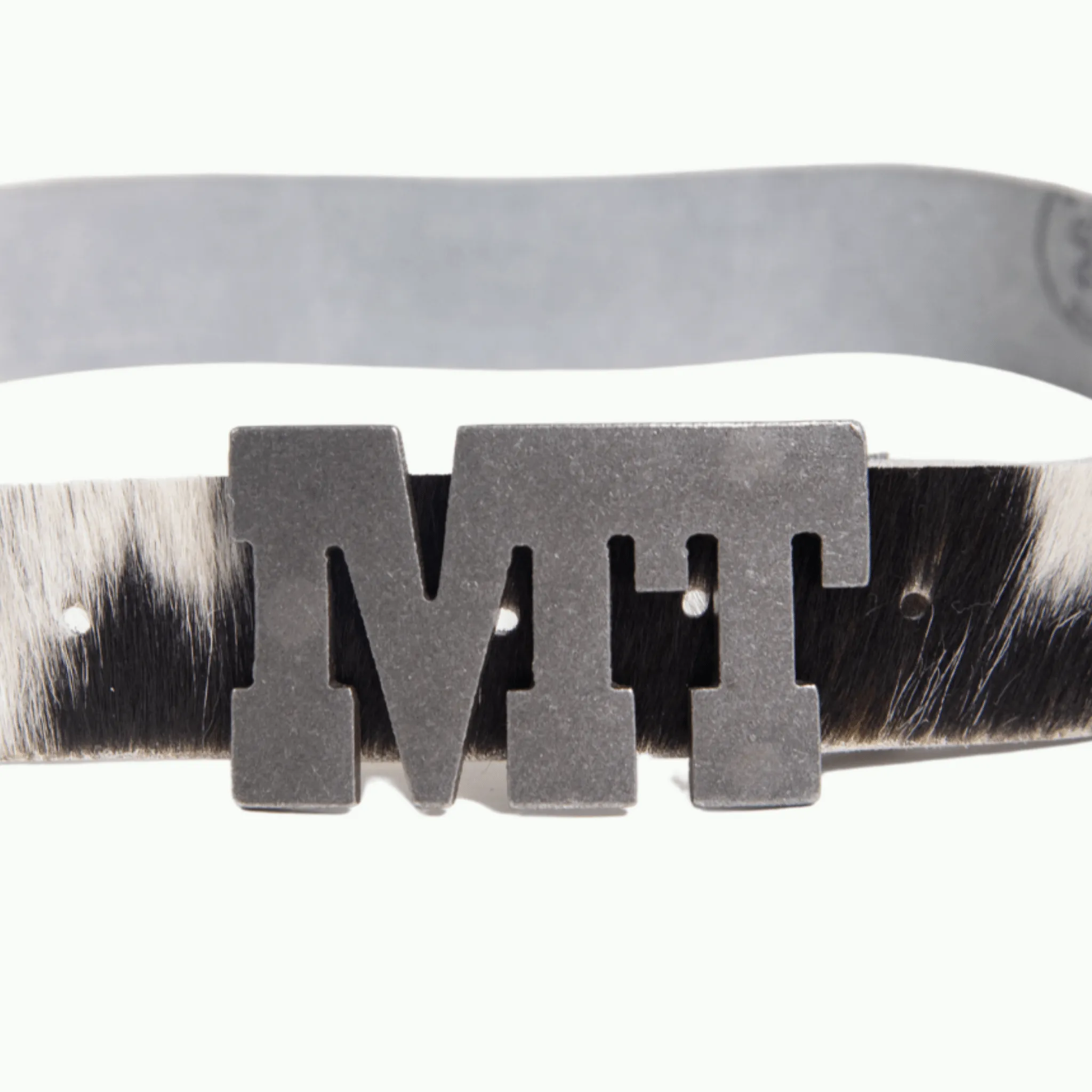MT Buckle and Leather Belt - Montana Belts