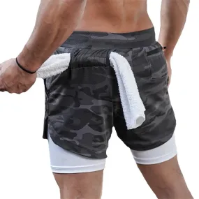 New Casual Shorts men Summer Mens Shorts High Elastic Gyms Fitness Short Pants