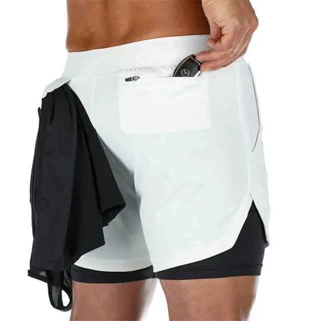 New Casual Shorts men Summer Mens Shorts High Elastic Gyms Fitness Short Pants