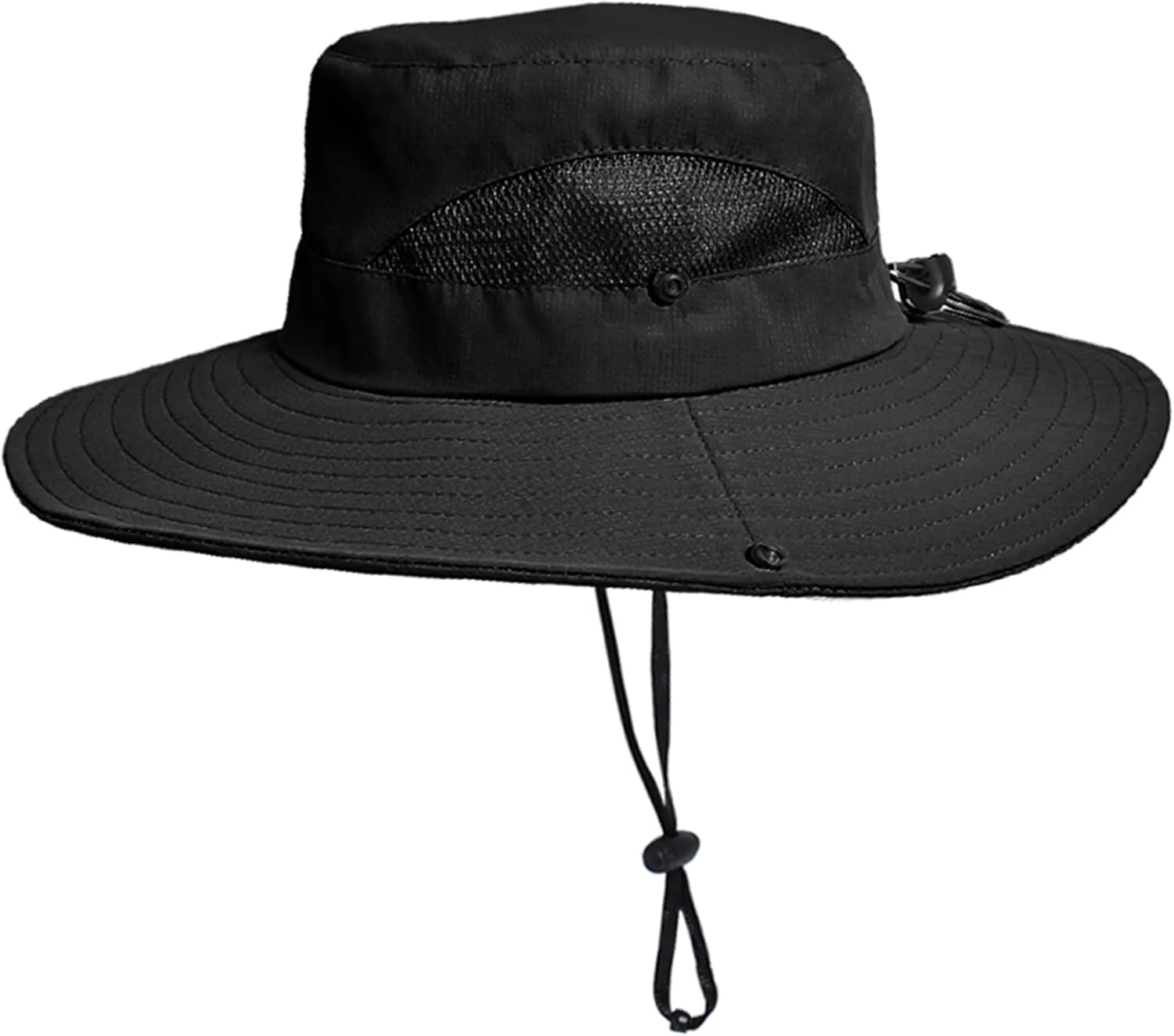 Outdoor Wide-Brim Sun Hat Men Women Sun Protection with Breathable Mesh - Bucket Hat for Fishing, Beach, Hiking, and Travel