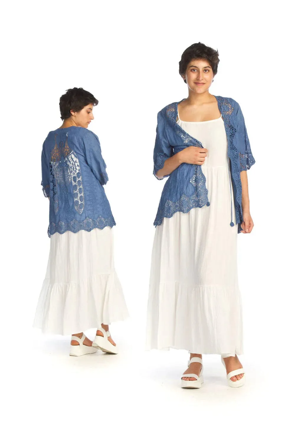 Papillon Embroidered Coverup - 14137