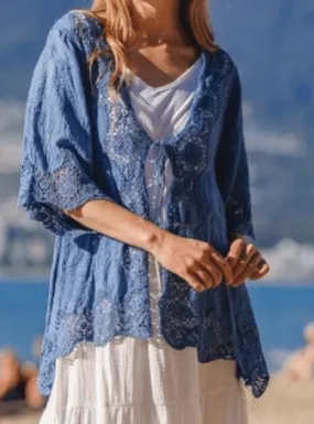 Papillon Embroidered Coverup - 14137
