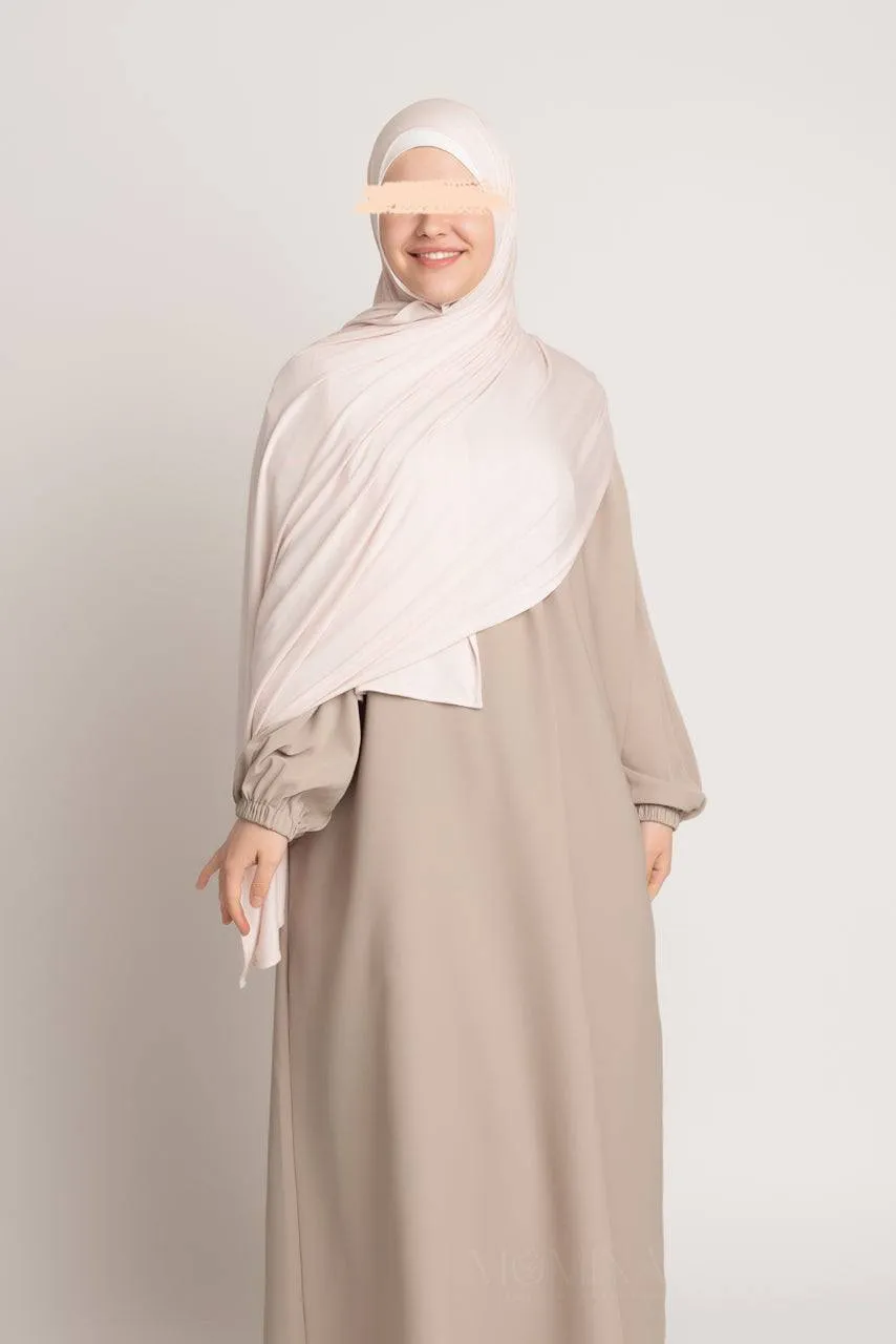 Premium Maxi Jersey Hijab - Pink Pearl