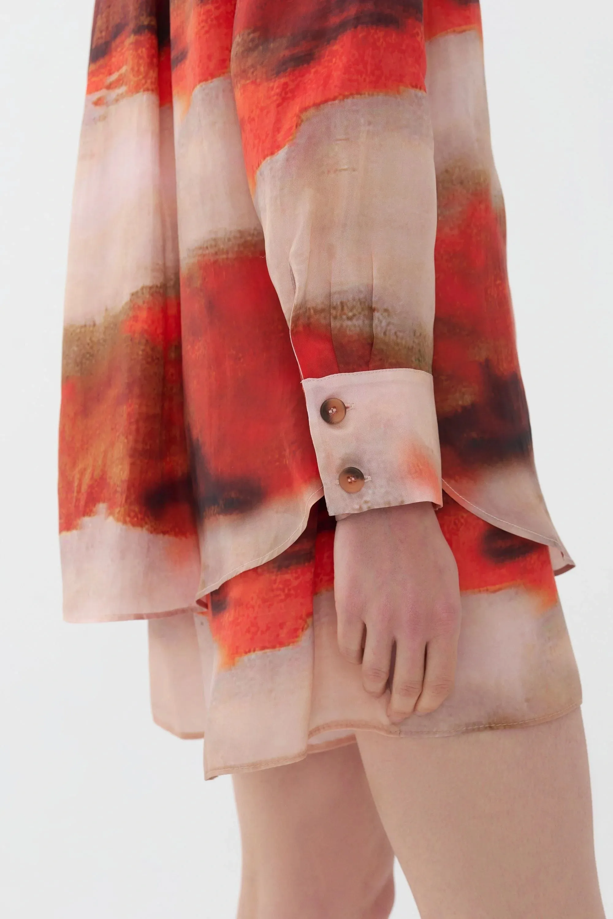 Printed Flowy Shirt (Final Sale)