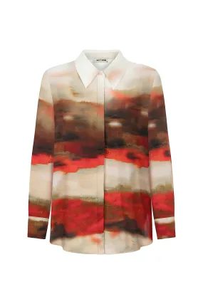 Printed Flowy Shirt (Final Sale)
