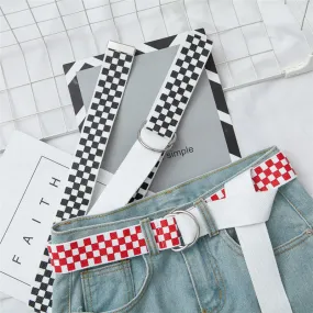"CHECKERBOARD" BELT