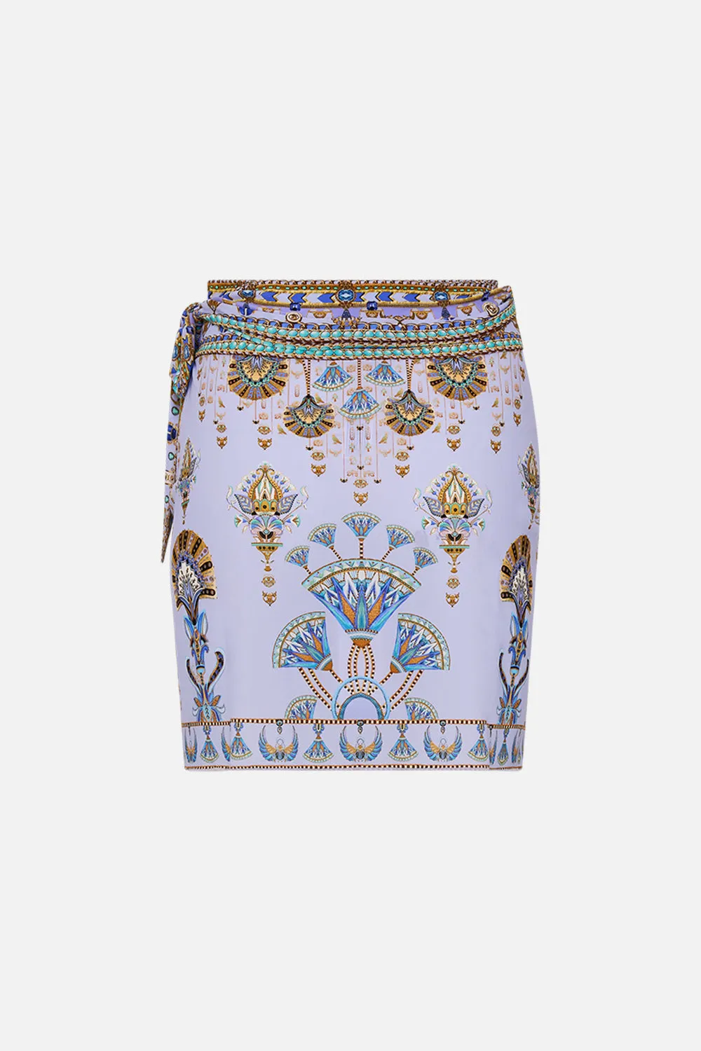 SHORT DRAPED SARONG UNDER SCARAB SKIES