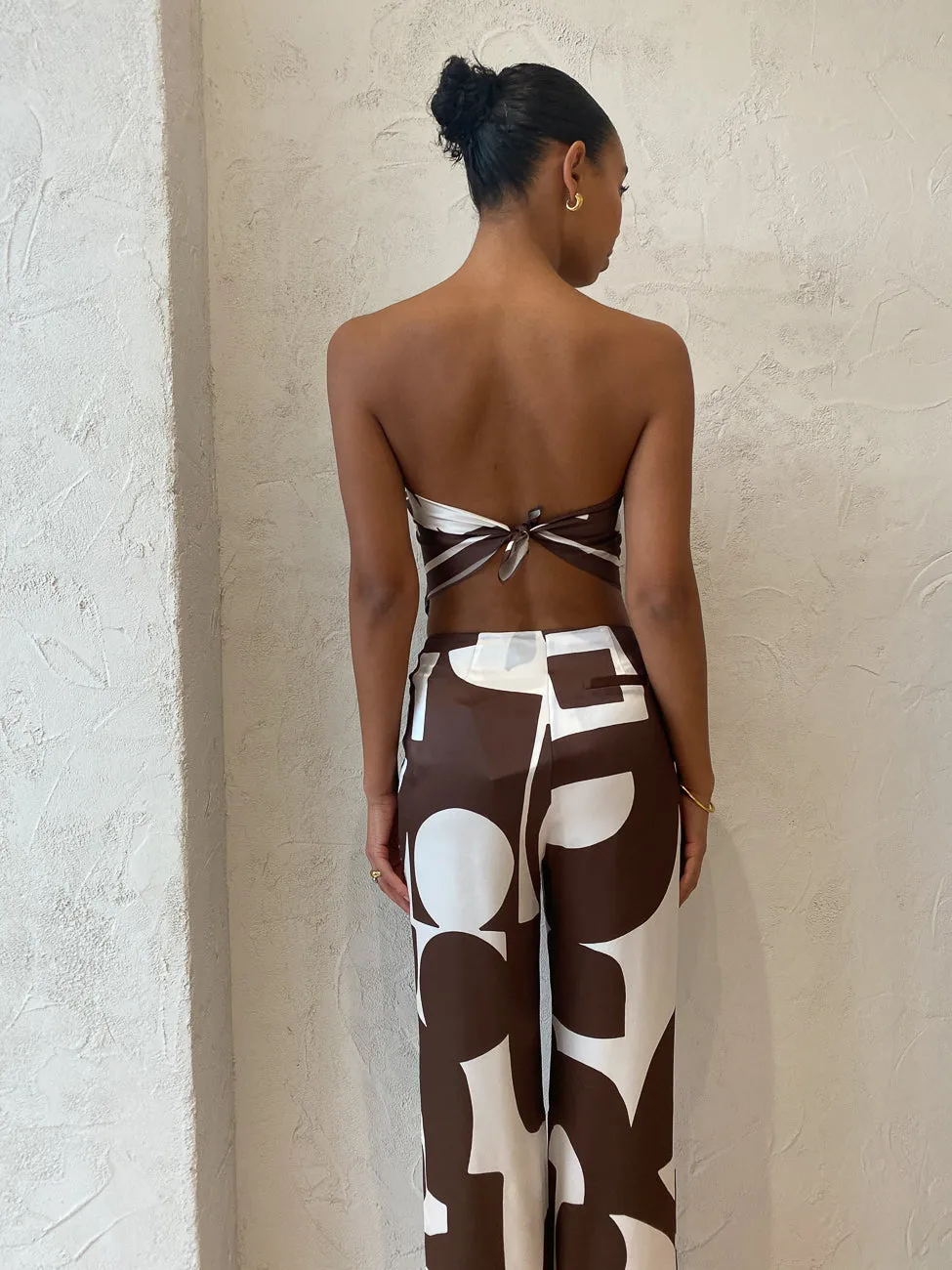 Sir Julien Scarf in Abstract Chocolate