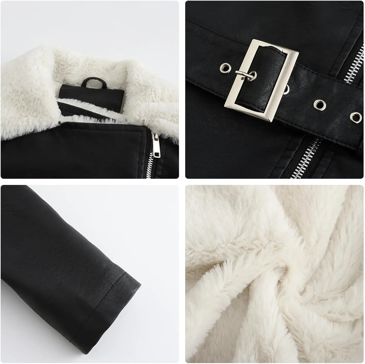 Trench Coat Trendy Oversized Zip Overcoats With Belt, Jacket Coat Trendy Oversized Zip Overcoats With Belt