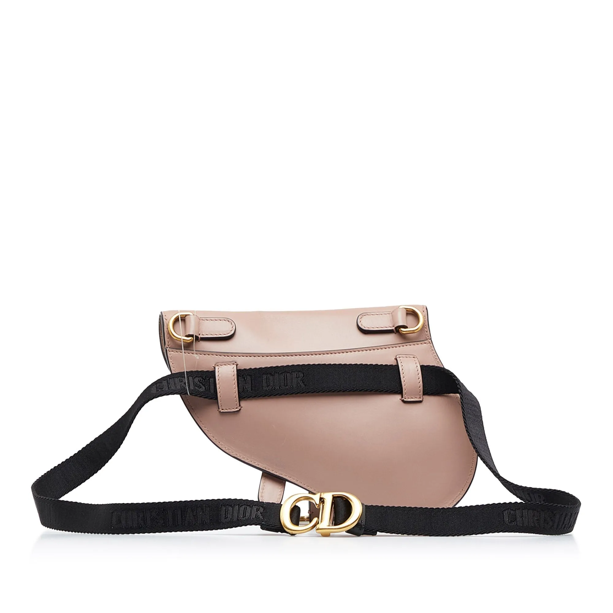 Trendy Inspired Dior Saddle Belt Bag Pink Leather