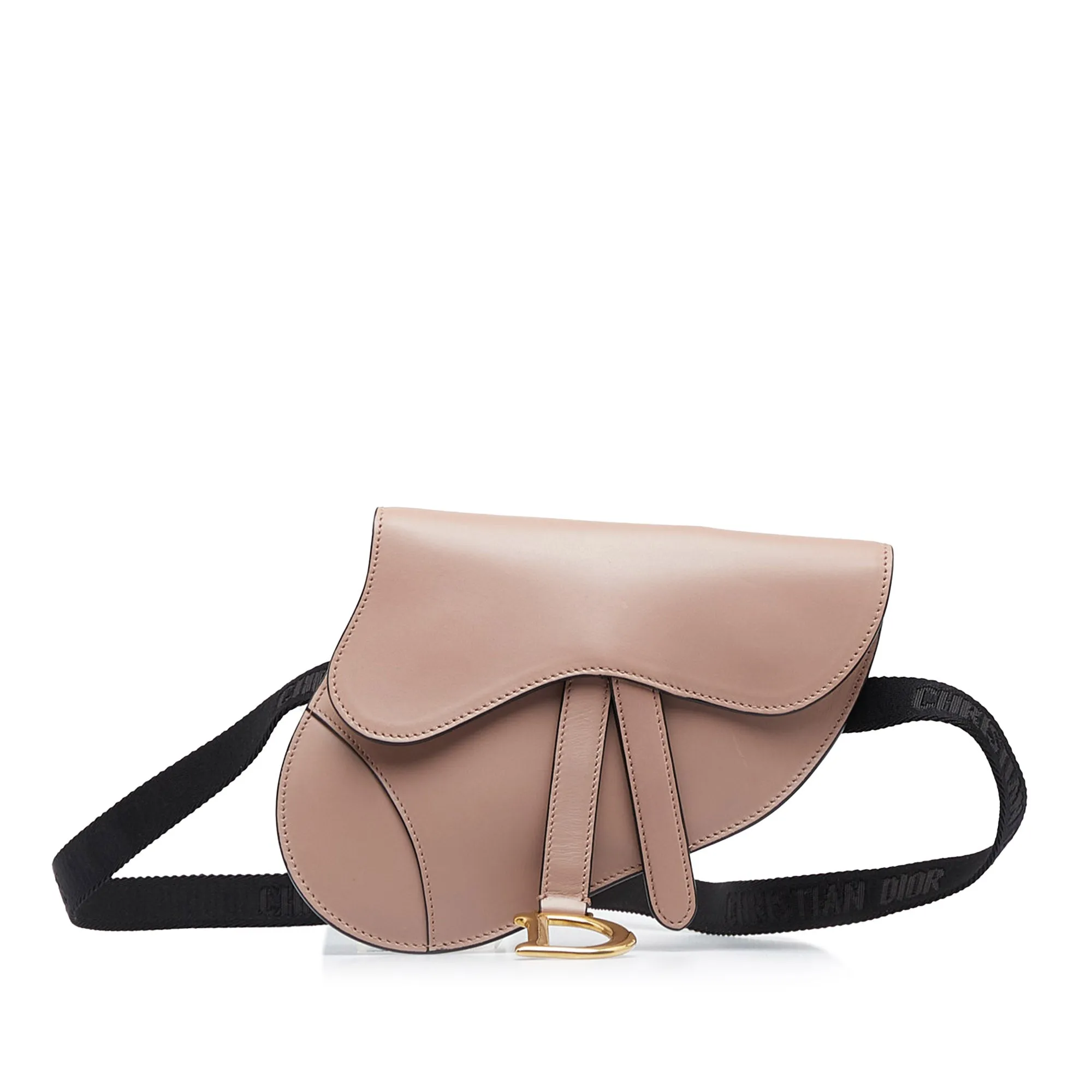 Trendy Inspired Dior Saddle Belt Bag Pink Leather