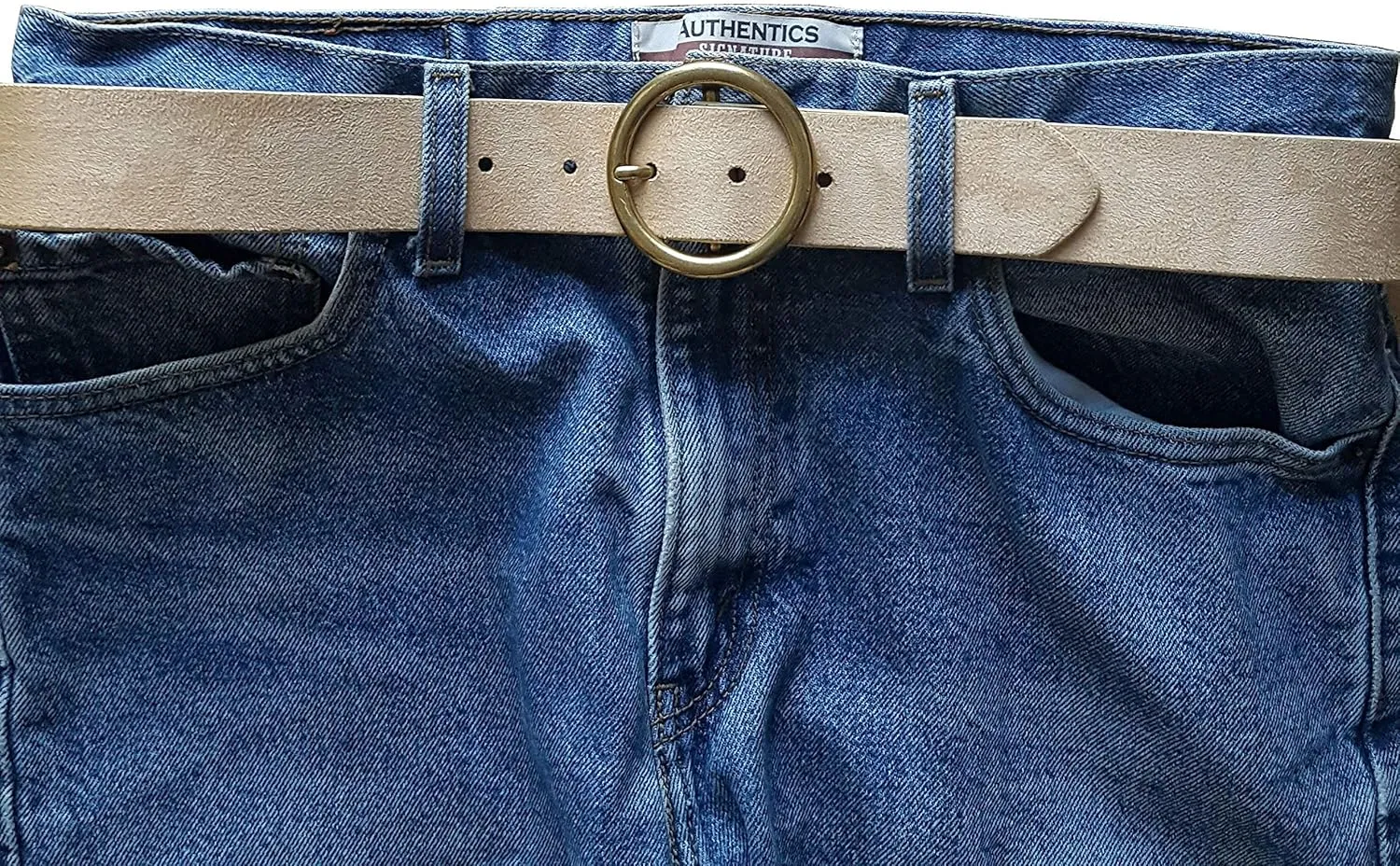 Trendy, Non-Animal, Vegan Suede Belt