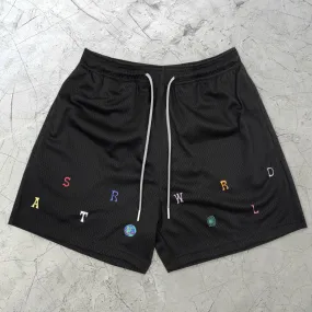 Trendy Printed Casual Street Mesh Shorts