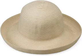 Wallaroo Hat Company Women’s Sydney Sun Hat - UPF 30  Sun Protection, Packable, Adjustable, Medium - Beach, Travel, Wide Brim