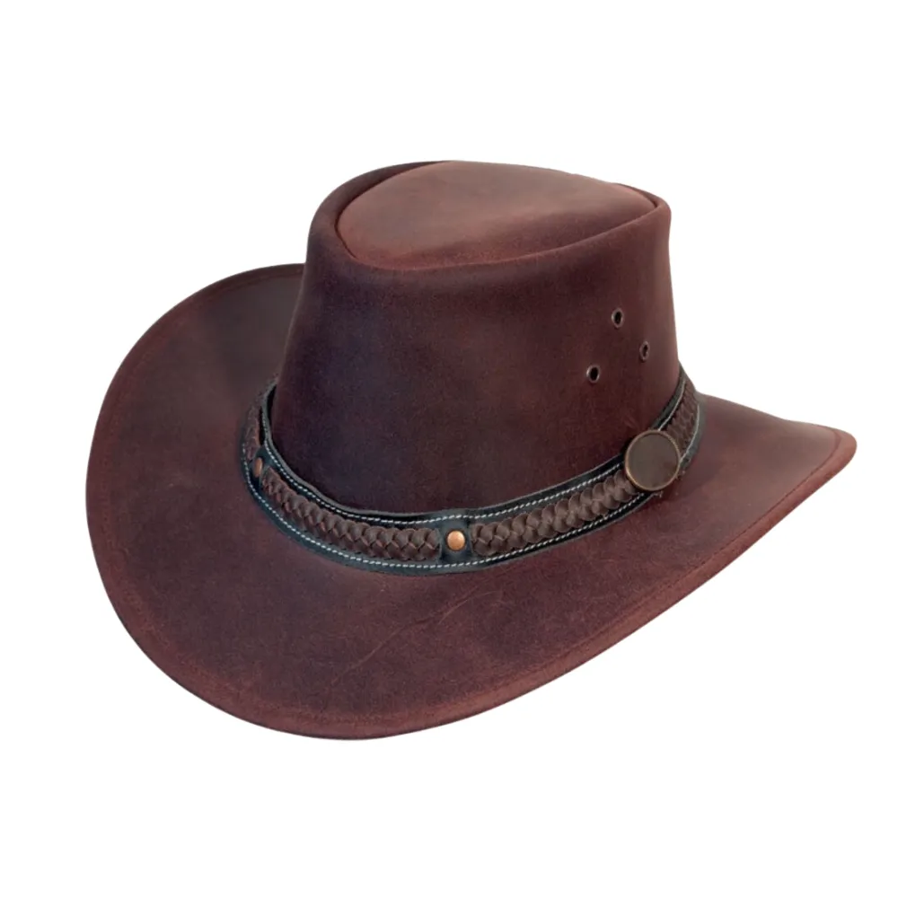Wilsons Australian Leather Cowboy Hat