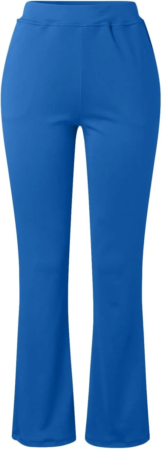 Womans Dress Pants Formal Work Trousers High Waist Slim Fit Casual Yoga Pants Stretchy Skinny Business Office Slacks