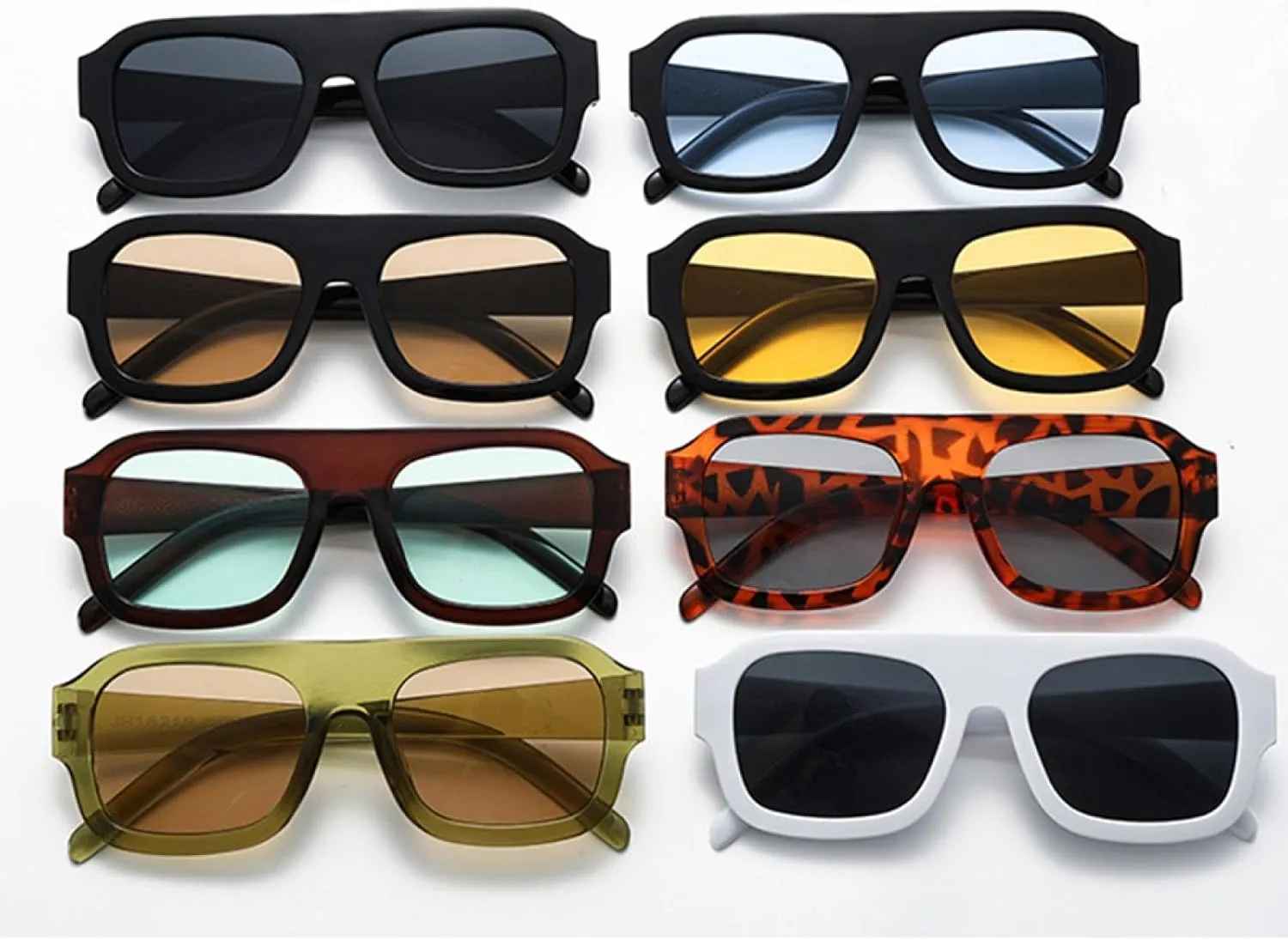 Women Large Frame Trend Sunglasses Vintage Sun Glasses Sun Shades Men Driving Cycling Anti Uv400 Eyepiece
