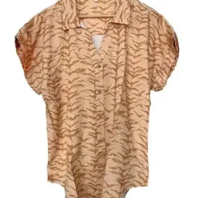 Womens Aloha Shirt in Wild Iwa