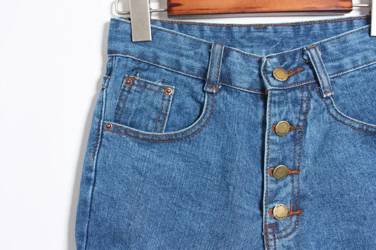 Women's Casual Loose Denim Shorts