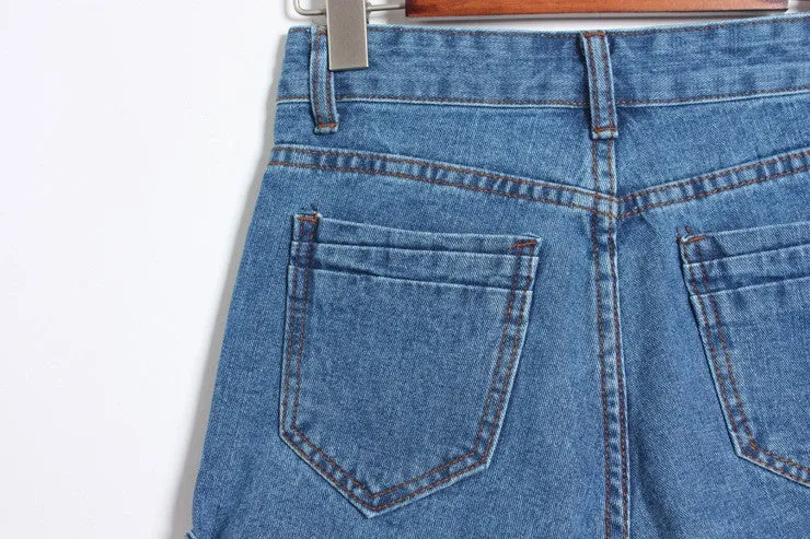 Women's Casual Loose Denim Shorts