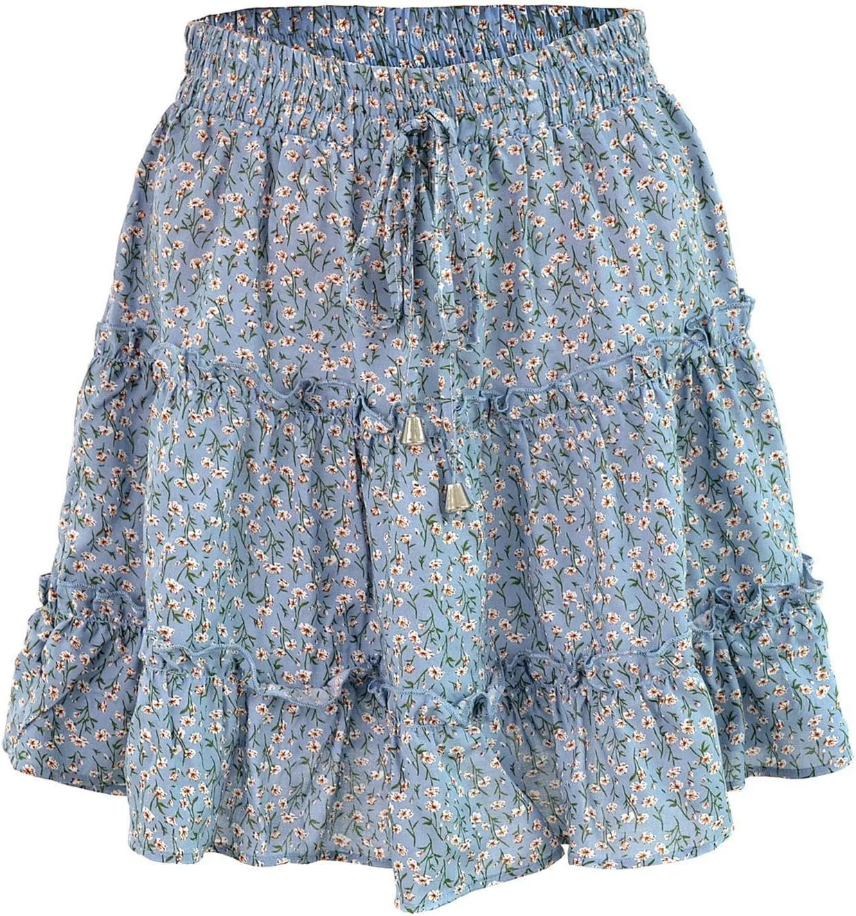 Women's Shirt 2025 Summer High Waisted Solid Tiered Pleated Athletic Golf Tennis Mini Skater Skirts, S-XL